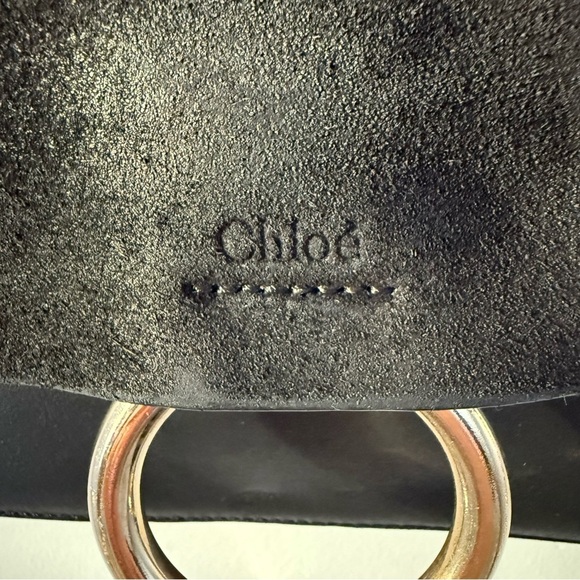 Chloe black leather and suede Small Faye crossbody / shoulder bag - Picture 9 of 12